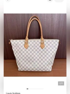 Authentic vintage LOUIS VUITTON Saleya MM
Tote shoulder bag W/O wallet!